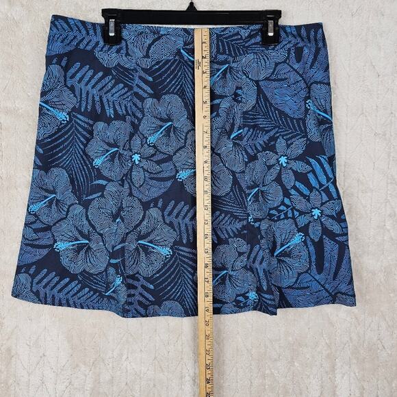 Rip Skirt XL Hibiscus Blue Wrap Beach Coastal Vacation Cover Up Hawaii Tear Away - Picture 5 of 5